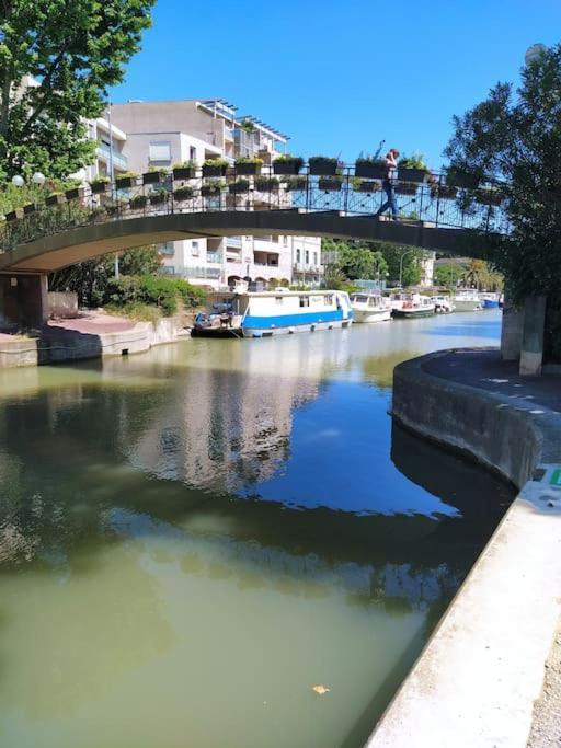 Appartement Avec Balcon, Bord Du Canal, Wifi. Narbonne Exterior foto